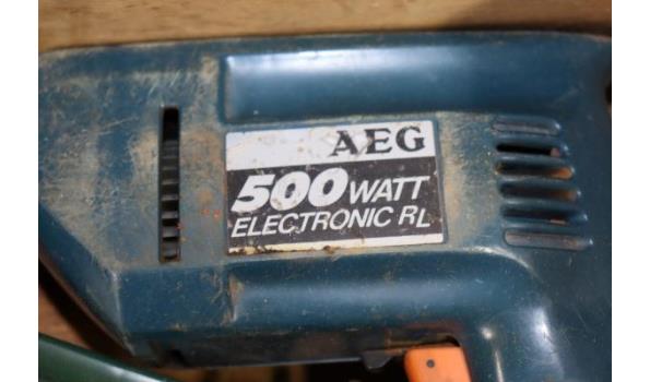 2 elektrische boormachines AEG / BOSCH